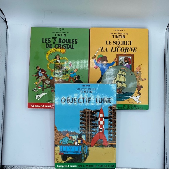 Aventures de Tintin: Objectif Lune, Sept Boules de Cristal, Secret de La Licorne - Picture 1 of 11